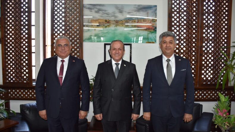 Ataoğlu, Karaca ve Balaban’ı kabul etti