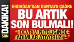 Başkan Erdoğan’dan son dakika açıklamaları! Dünyaya çağrı yaptı: Artık son bulmalı…
