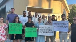 CTP Gençlik Örgütü Girne İlçesi Dikmen’de Su Arıtma Tesisi’nin mühürlenmesini protesto etti
