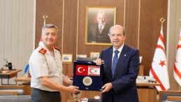 Cumhurbaşkanı Tatar, Tümgeneral Görgülü’yü kabul etti
