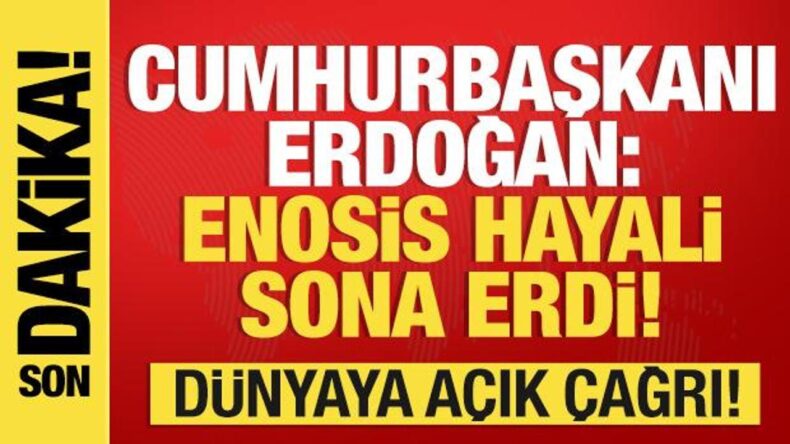 Erdoğan’dan dünyaya çağrı! Çarpıcı açıklama: Hayalleri sona erdi