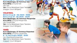 Girne Belediyesi’nden ücretsiz yaz spor kursları…
