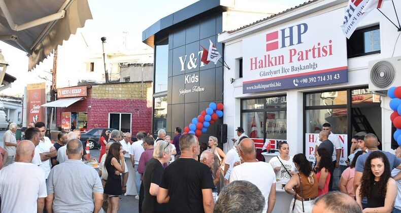 Halkın Partisi Güzelyurt yeni ilçe binası açıldı