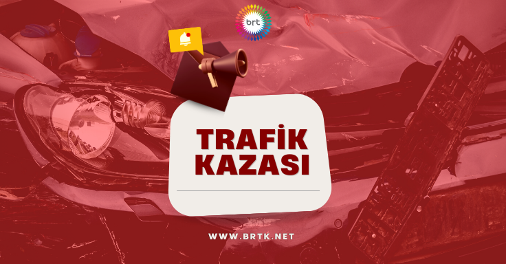 İnönü kavşağında korkutan kaza:1 yaralı