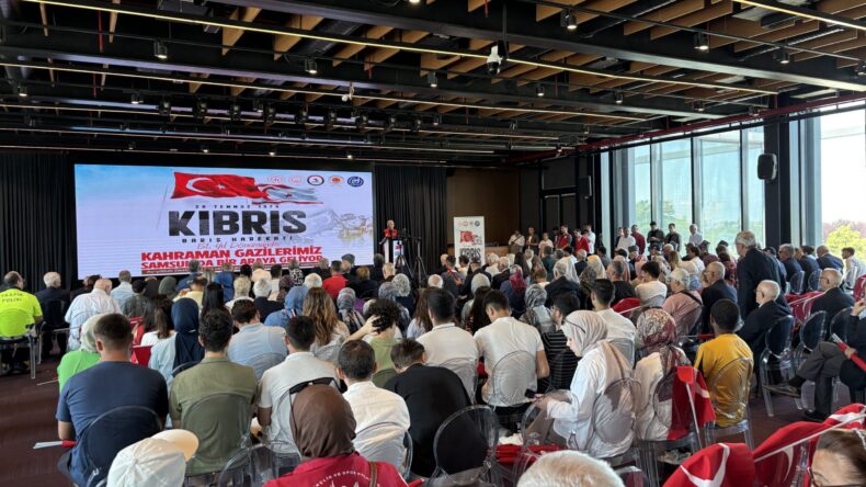 Kıbrıs Barış Harekatı’nın 51. yılında gaziler Samsun’da buluştu