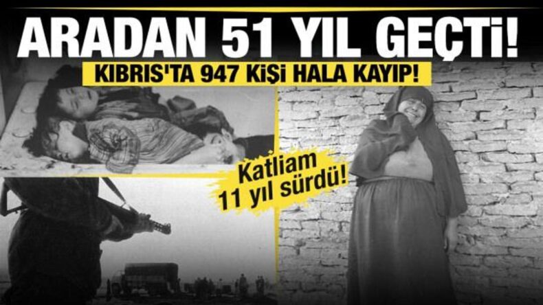 Kıbrıs Barış Harekatı’nın 51’inci yıldönümü! 947 kişi hala kayıp!