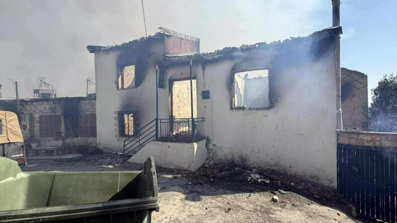 Limasol’un dağlık bölgesinde hızla yayılan yangın Vuni ve Potami’ye doğru ilerliyor