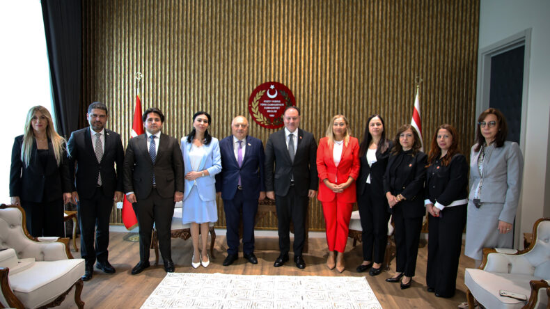 Meclis Başkanı Öztürkler, Yeni Azerbaycan Partisi üyelerini kabul etti