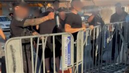 Metehan’daki Rum öğrencilerin eylemine polis müdahalesi