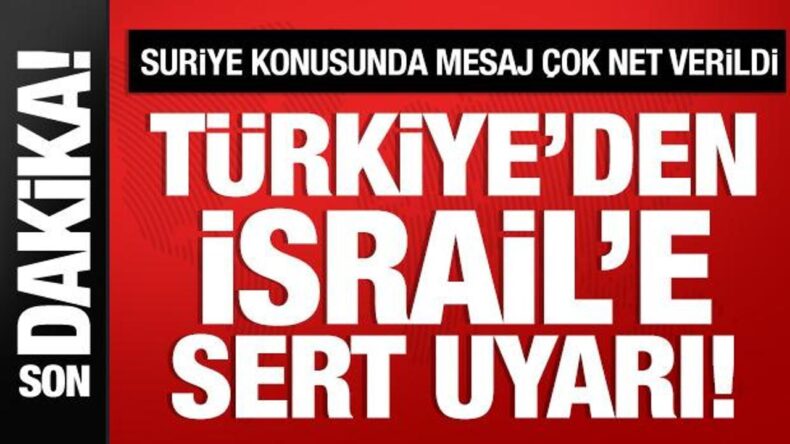 MSB’den İsrail’e uyarı: Saldırılara derhal son vermeli!