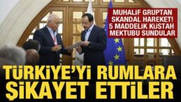 Muhalif Kıbrıs Türk grubu, Türkiye’yi şikayet etti! 5 maddelik küstah mektup sundular