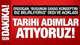 Son Dakika: Cumhurbaşkanı Erdoğan: Tarihi adımlar atıyoruz!