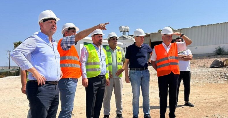 Tarım Bakanı Çavuş, Güzelyurt soğuk hava deposu inşaatını yerinde inceledi