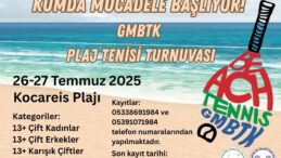 Tenis’te plaja iniyor