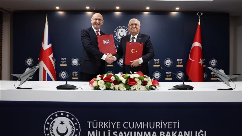 Türkiye ile Birleşik Krallık arasında “Eurofighter” mutabakat zaptı imzalandı