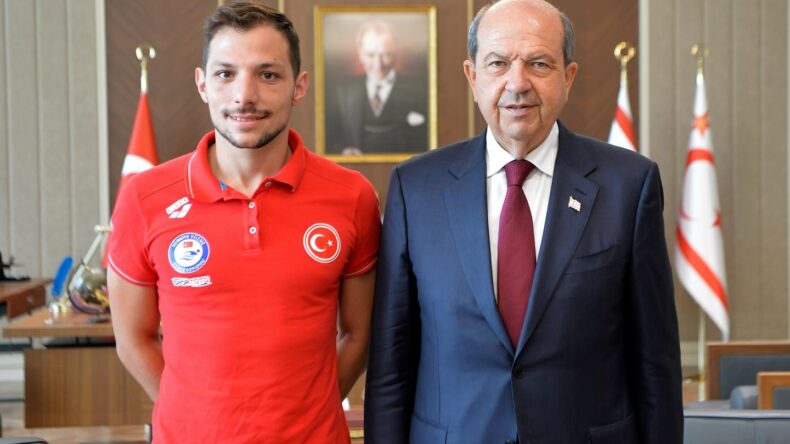Cumhurbaşkanı, Doğukan ve Antrenörü ile görüştü