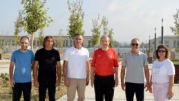 Cumhurbaşkanı Tatar , yapımı devam eden Cumhuriyet Parkı’nı ziyaret etti