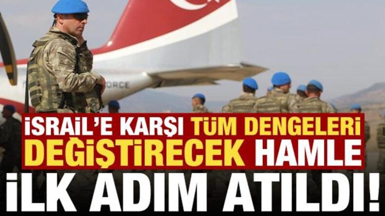 İsrail’e karşı tüm dengeleri değiştirecek hamle! İlk adım atıldı…