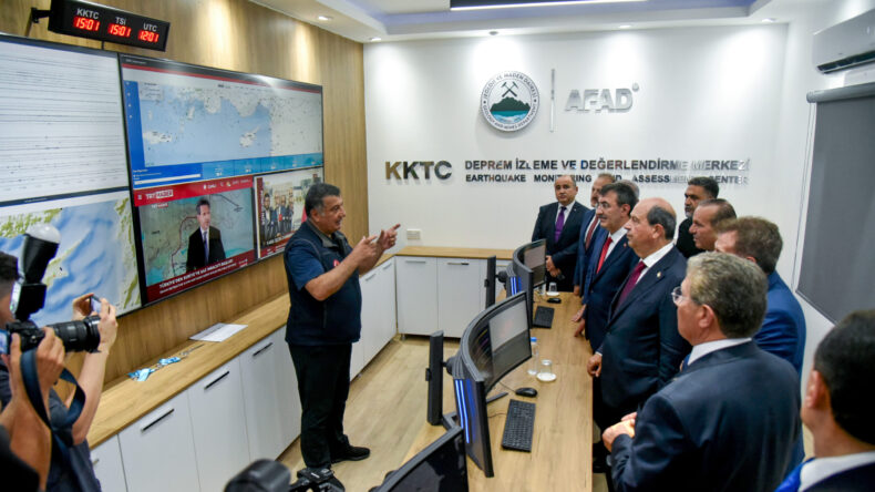 KKTC Deprem İzleme Merkezi açıldı