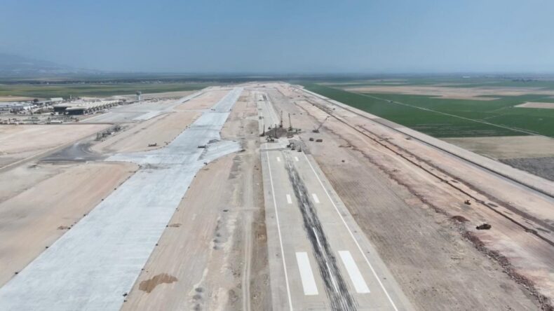 Onarım çalışması yürütülen Hatay Havalimanı 1 Eylül’de uçuşlara açılacak