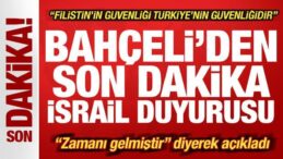 Bahçeli’den son dakika İsrail açıklaması! ‘Zamanı geldi’ deyip duyurdu: Askeri seçene