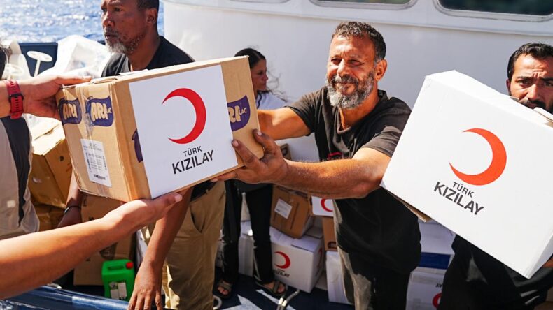 Türk Kızılay’ından Küresel Sumud Filosu’na destek