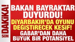 Bakan Bayraktar canlı yayında “Diyarbakır’da oyunu değiştirecek keşif” diyerek duyurd