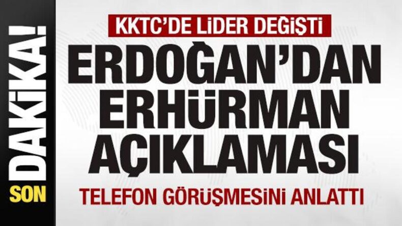 Başkan Erdoğan’dan Tufan Erhürman açıklaması! Telefon görüşmesini anlattı
