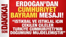 Cumhurbaşkanı Erdoğan: İstiklal için çekilen çileler Türkiye’nin doğumunu müjdelemiştir