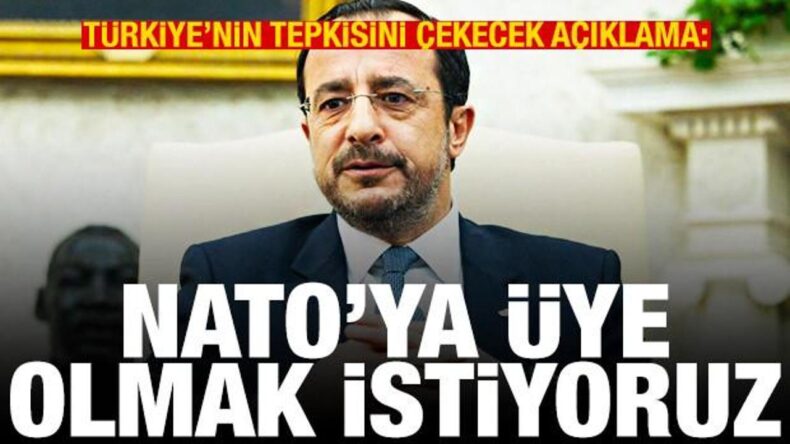 Güney Kıbrıs’tan NATO’ya girme isteği