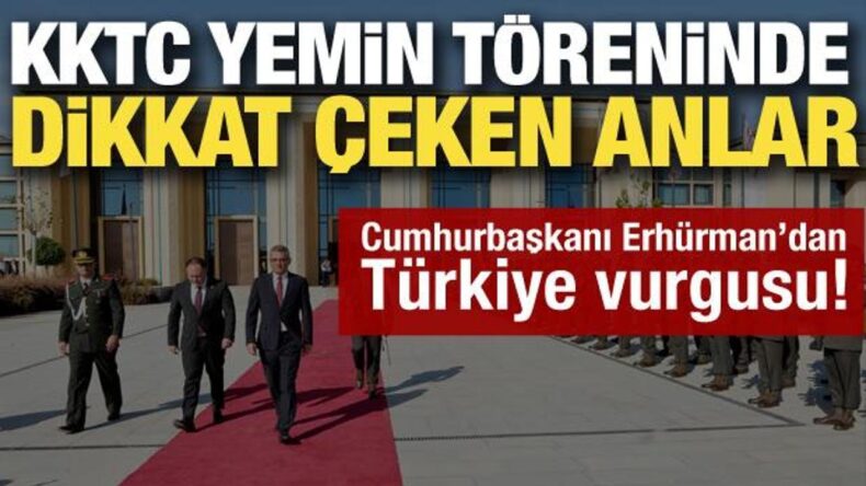 KKTC Cumhurbaşkanı Tufan Erhürman Meclis’te yemin etti
