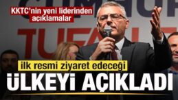 KKTC’nin yeni lideri Tufan Erhürman açıkladı! ilk resmi ziyaret edeceği ülke