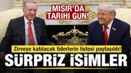 Mısır’da tarihi gün! Zirveye katılacak liderlerin listesi paylaşıldı! Sürpriz isimler
