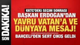 Son dakika! KKTC’deki seçim sonuçlarına Türkiye’den ilk tepkiler