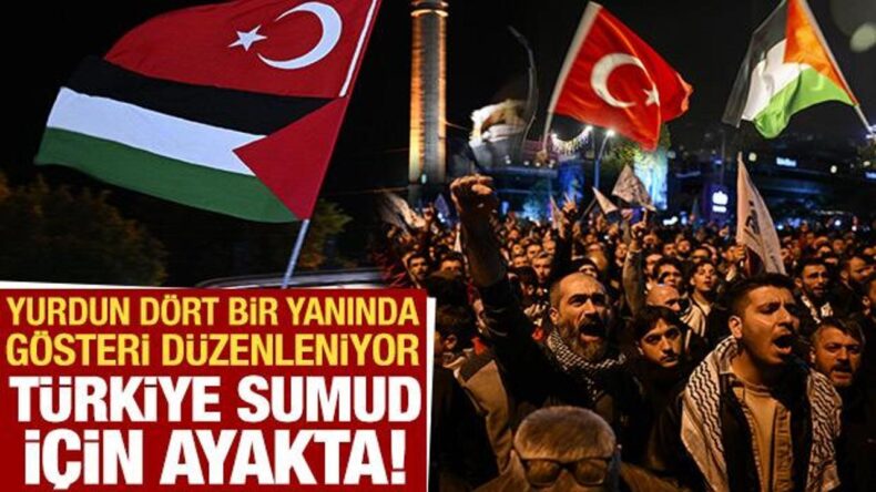 Türkiye’den İsrail ve ABD’ye Sumud Filosu tepkisi: ABD Başkonsolosluğu’nda protesto!