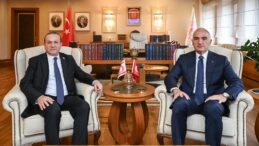 Ataoğlu ile Ersoy görüştü: Ada Kıbrıs kampanyası Avrupa’ya açılıyor