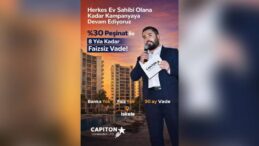 Capiton Construction’dan faizsiz ve bankasız ev kampanyası sürüyor