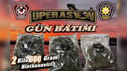 Gün Batımı Operasyonu: 2 kilo 600 gram uyuşturucu ele geçirildi!