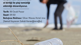 Karaoğlanoğlu’nda plaj temizliği etkinliği