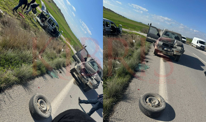 Serdarlı yakınlarında trafik kazası