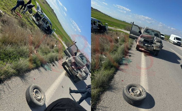 Serdarlı yakınlarında trafik kazası