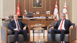 Cumhurbaşkanı Erhürman, Başbakan Üstel’i kabul etti