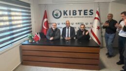 Eğitim-Bir-Sen heyeti, KIBTES’i ziyaret etti