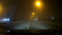 Polisten sürücülere sis uyarısı